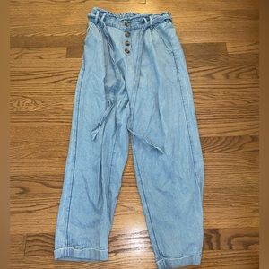 American Eagle Fake Denim Sweatpants, Size Small